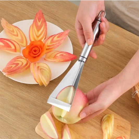 Stainless Steel Triangle Fruit Carving Knife